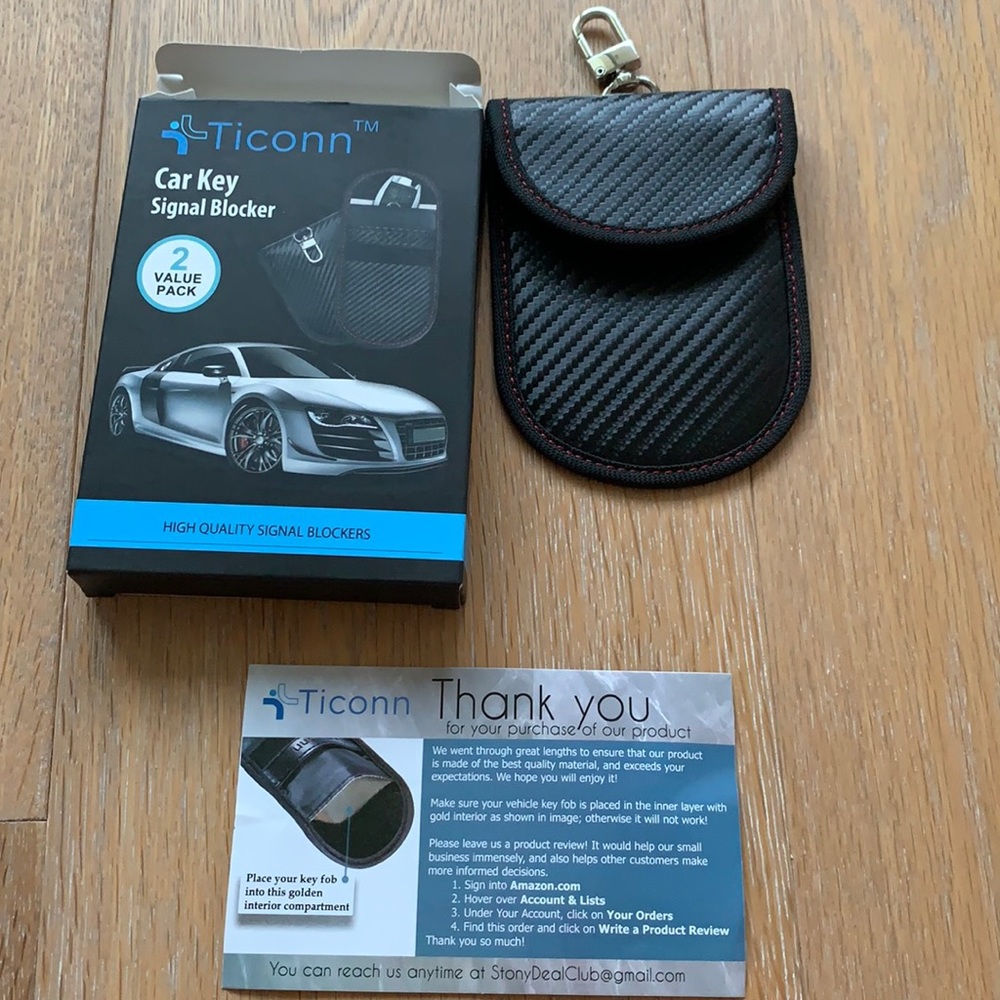 Ticonn car key signal blocker